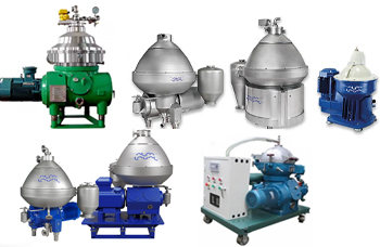 Centrifugal oily water separators