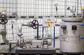 Thermal chamber oil filter