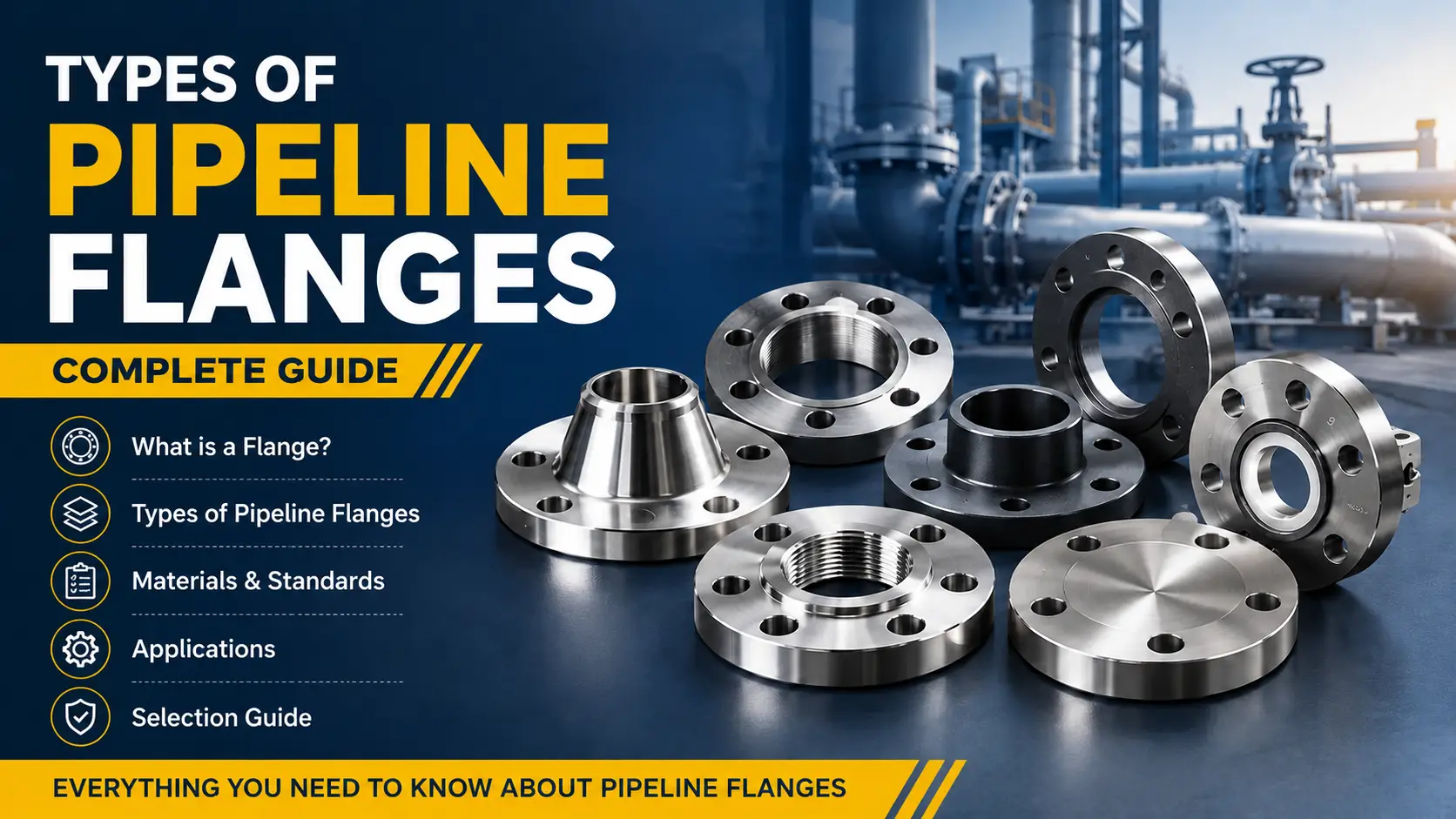 Types of Pipeline Flanges : Complete Guide