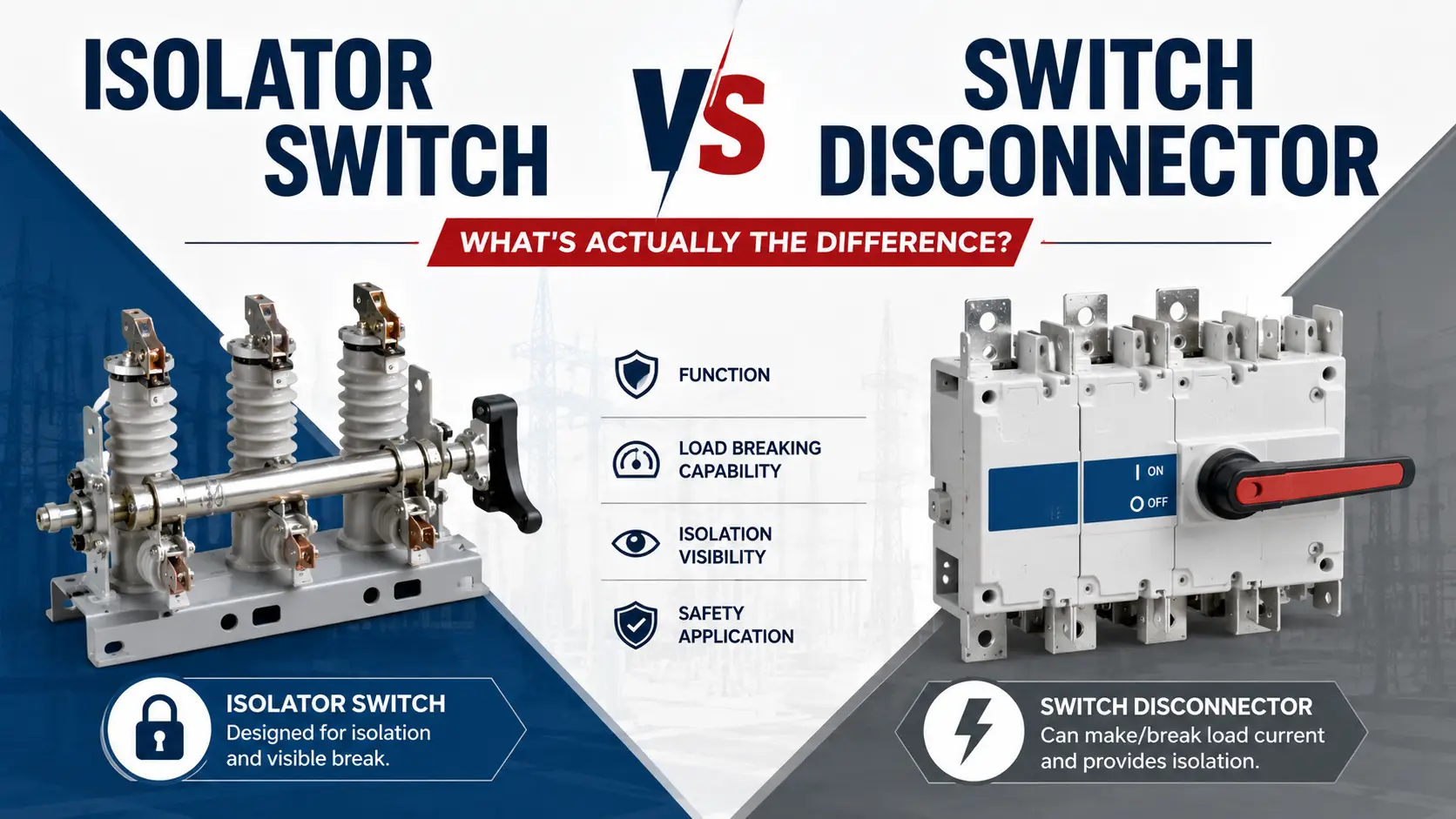 Isolator Switch vs Switch Disconnector: What's Actually the Difference?