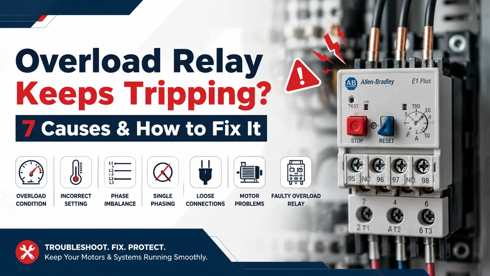 Overload Relay Keeps Tripping? 7 Causes & How to Fix It