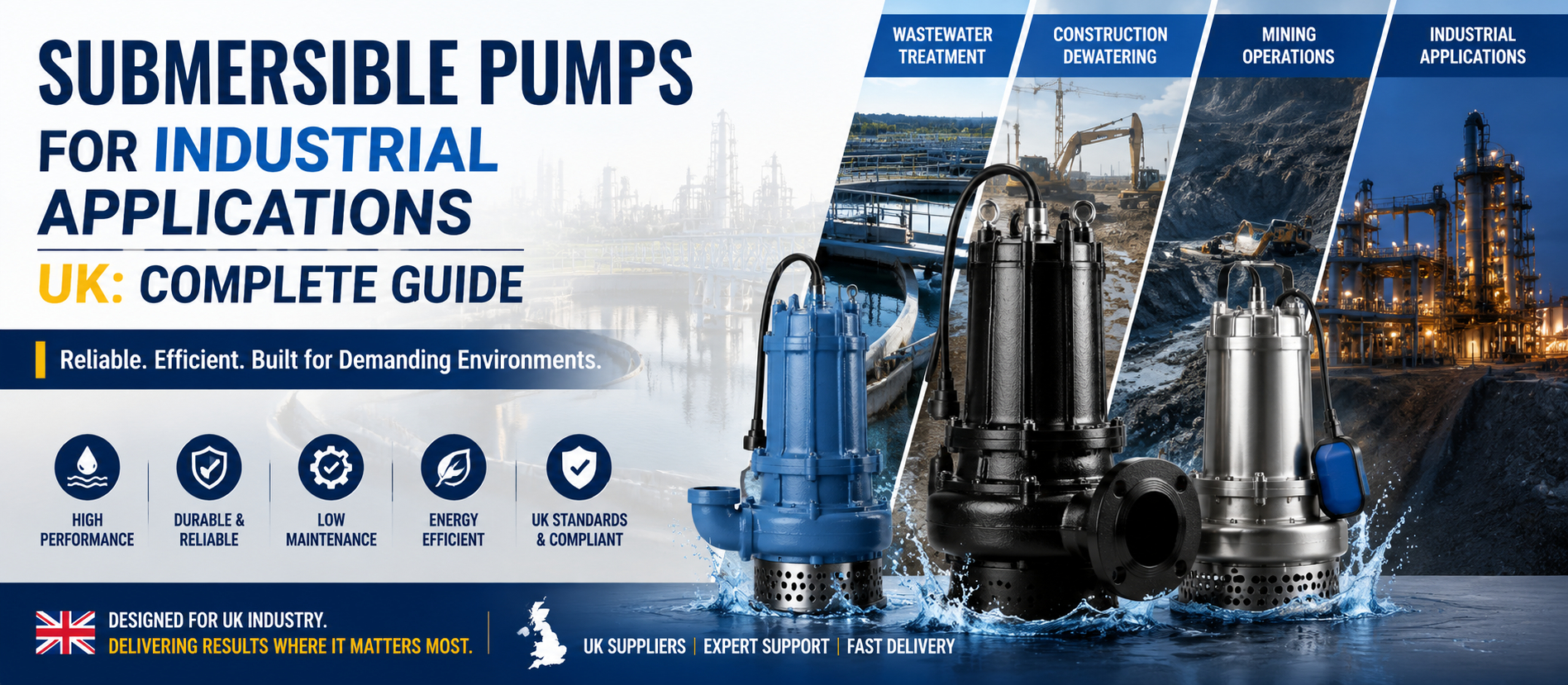 Submersible Pumps for Industrial Applications UK: Complete Guide