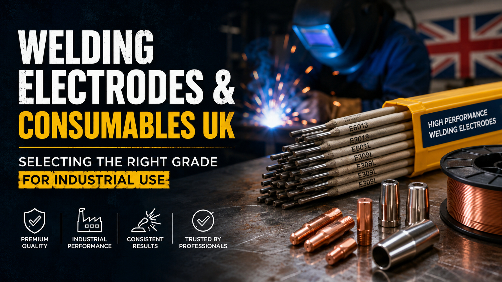 Welding Electrodes & Consumables UK: Selecting the Right Grade for Industrial Use