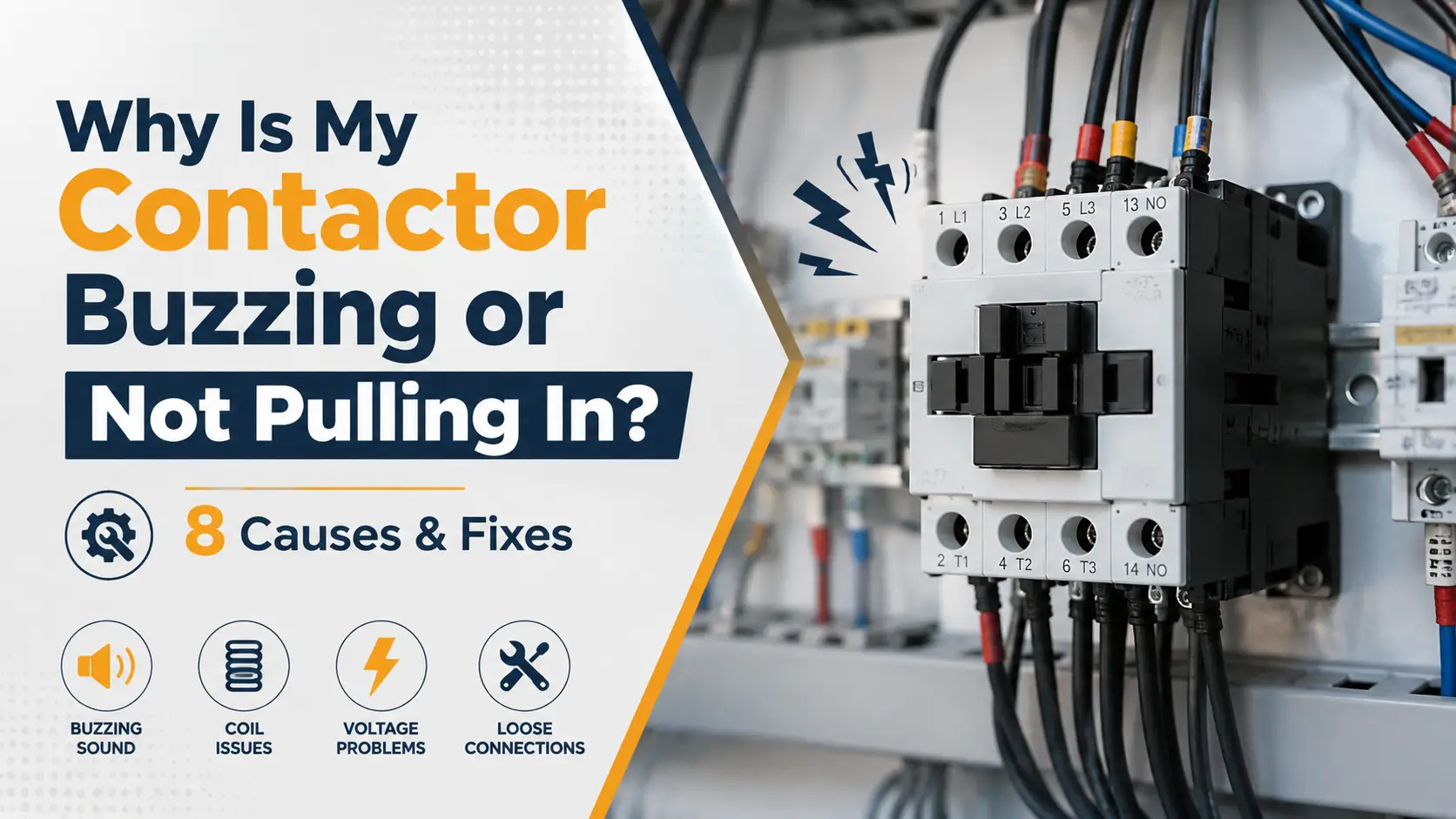 Why Is My Contactor Buzzing or Not Pulling In? 8 Causes & Fixes