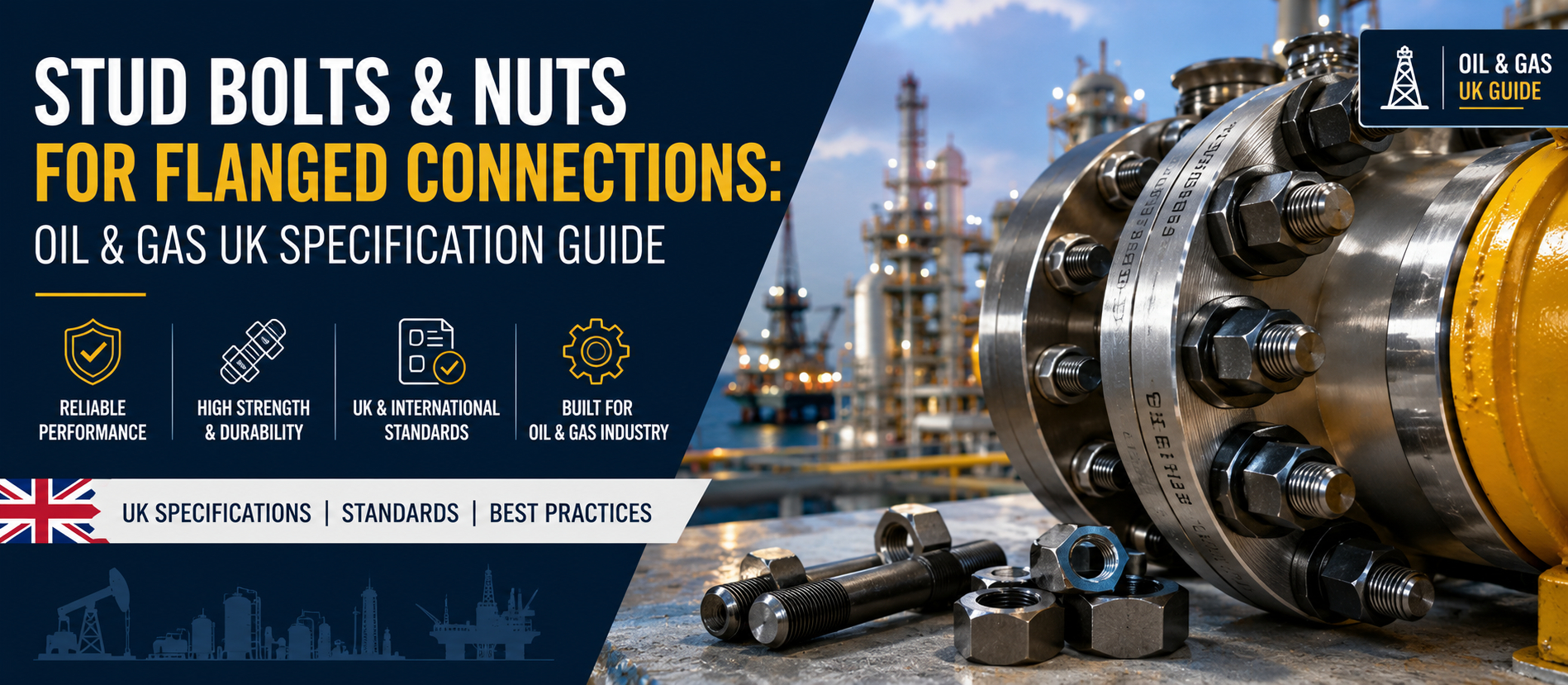 Stud Bolts & Nuts for Flanged Connections: Oil & Gas UK Specification Guide