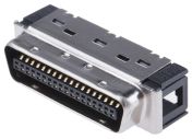 3M 101 36 Way Straight 1.27 mm Pitch Cable D-Sub Connector, with Wire Male