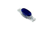 3M, U1-B Butt Splice Connector, Blue, Insulated 19 AWG