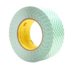 3M 7000048621 White Double Sided Tape, 0.229 mm Thick, Polyethylene Backing, 50.8mm x 32.9 m