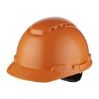 3M H-700N Orange Hard Hat Ventilated Adjustable