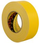 3M Duct Tape, 50 m x 25mm, Yellow, PE Coated Finish