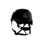 3M X5012VE Black Safety Helmet Chin Strap Included Ventilated Adjustable