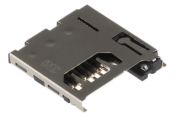 3M, 2900 8 Way Right Angle Push-Push MicroSD Memory Card Connector, Solder