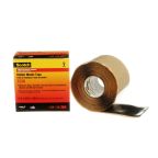 3M Scotch Rubber Mastic Tape 2228 Black Ethylene Propylene Rubber Electrical Tape, 50.8mm x 3 m