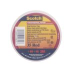 3M Scotch 35 Red Polyvinyl Chloride Electrical Tape, 19mm x 20 m