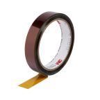 3M Polyimide Film Amber Polyimide Electrical Tape, 12mm x 33 m