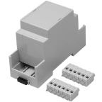 RS PRO Extended Walls Sides Enclosure Type CNMB/RSP Series, Polycarbonate 58 mm 36 mm DIN Rail Enclosure Kit 90mm