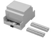 RS PRO Extended Walls Sides Enclosure Type CNMB/RSP Series, Polycarbonate 58 mm 71.2 mm DIN Rail Enclosure Kit 90mm
