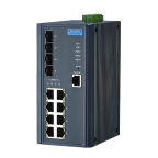 Advantech Managed Ethernet Switch 12 Port Managed Ethernet Switch Power Over Ethernet