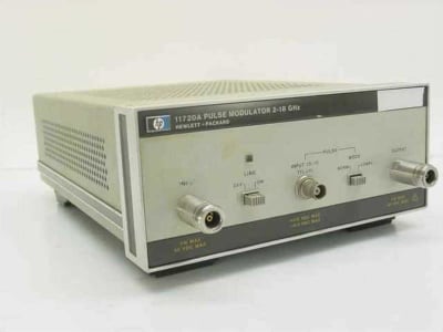 AGILENT TECHNOLOGIES 11720A - , PULSE MODULATOR, 2-18 GHZ, 100V-240V, 175-250 MA, OPERATION AT 126.5VAC/ 360-440HZ