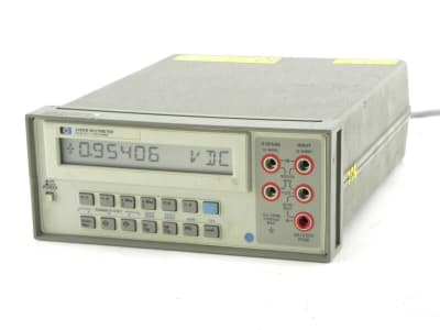 AGILENT TECHNOLOGIES 3468B - , 5.5 DIGIT BENCH MULTIMETER, AUTORANGING 5 1/2 TO 3 1/2 DIGIT DMM'S, 5 FUNCTIONS OF DC VOLTS, TRUE RMS AC VOLTS, 2- AND 4- WIRE OHMS, 300V AC/DC