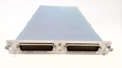 AGILENT TECHNOLOGIES 34947A - MICROWAVE SWITCH MODULE; RANGE:4 GHZ OR 20 GHZ ROHS COMPLIANT: NA