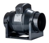 RS PRO Mixed Flow Round In-Line Extractor Fan, 855 m³/h, 48 dB, Duct Size 150 mm