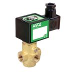 EMERSON â ASCO Solenoid Valve SCE370A017.230/50, 2 Port, NC, 230V 1/2 in, 1/2 in