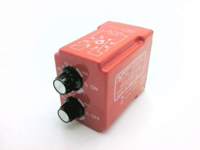 NATIONAL CONTROLS CKK-1800-461 - TIME DELAY RELAY, CKK SERIES, SOLID STATE, 18-1800 SECOND TIME RANGE, 120 VAC, 50/60 HZ, DPDT, 8 PIN PLUG, CKK-01800-461
