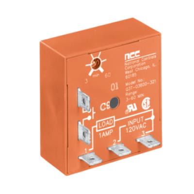 NATIONAL CONTROLS Q3T-00300-327 - TIME DELAY RELAY, Q3T SERIES, DELAY ON BREAK, SOLID STATE, SURFACE MOUNT, 5 BLADE, 15-300 SECOND RANGE, 24 VAC/DC