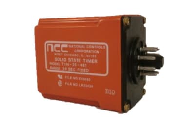NATIONAL CONTROLS T1N-30-461 - , TIME DELAY RELAY, SOLID STATE, 120 VAC, 50/60 HZ, 8 PIN, 0-30 SECOND TIME RANGE, (T1N-00030-461)