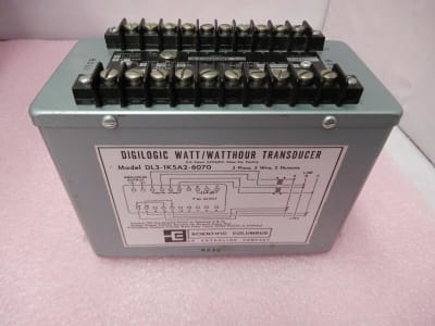 SCIENTIFIC COLUMBUS XL2105 - , WATT TRANSDUCER, EXCELTRONIC, 5 AMP, 69.3 VOLT, 60 HZ, 250 WATT INPUT, 1 MA DC INTO 0-10 KOHM OUTPUT