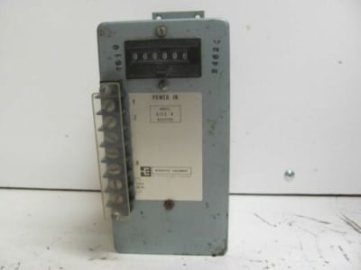 SCIENTIFIC COLUMBUS 6152-R - , DIGITAL REGISTER, MECHANICAL, SCREW TERMINALS, 6 DIGIT, 120 VAC, 50/60 HZ