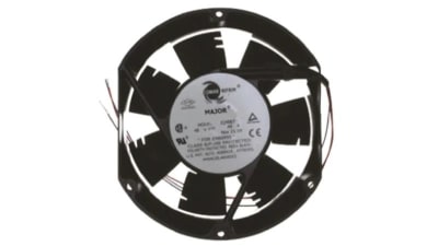 COMAIR ROTRON JQ24K7 19039671A - AXIAL FAN, MAJOR SERIES, 24 VDC, DC OPERATION, 481 M³/H, 39 W, BALL BEARING, 4200 RPM, 58.3 DB