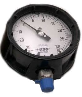 US GAUGE 150979 - , PRESSURE GAUGE, ARC-LOC MOVEMENT, 30-0-30 RANGE, 4-1/2 SIZE, 1/2 ANPT LM