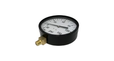 US GAUGE P500/4.5-30/0/150 - , PRESSURE GAUGE, P500 SERIES, 4.5" DIAL, -30/0-150 PSI, 1/2 INCH NPT
