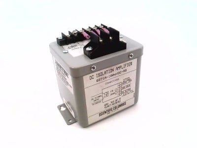 SCIENTIFIC COLUMBUS 6271A-100MVDC-RS - , DC ISOLATION AMPLIFIER, MODEL 6271A, INPUT 0-100MVDC, OUTPUT 0-10VDC, SCALING RESISTOR
