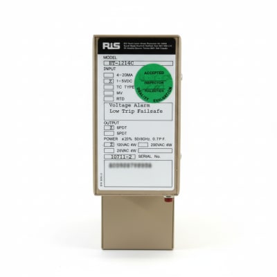 ROCHESTER INSTRUMENT SYSTEMS ET-1214C - VOLTAGE ALARM LOW TRIP FAILSAFE 1-5VDC