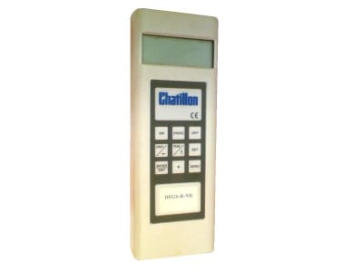 CHATILLON DFGS-R-ND - , DIGITAL FORCE GAUGE, LCD DISPLAY, 4.5 CHARACTERS, AC ADAPTER / NICD BATTERY PACK POWER, RS232, 5000 HZ SAMPLNG RATE, LB/K/N UNITS
