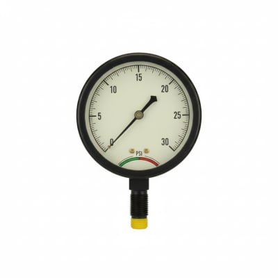 US GAUGE 126639 - PRESSURE GAUGE 4.5-INCH 0-30PSI 1/4INCH NPT BOTTOM