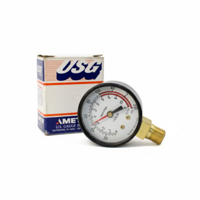 US GAUGE 304210 - AIR PRESSURE GAUGE 0-160PSI 1-11 KG/CM2 2IN DIA