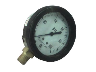 US GAUGE P560L - PRESSURE GAUGE 0-100PSI 1/2IN NPT