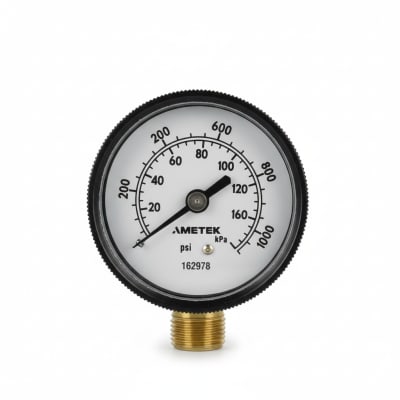 US GAUGE 162978 - PRESSURE GAUGE 2IN 160PSI/1100KPA 1/4IN NPT CBM