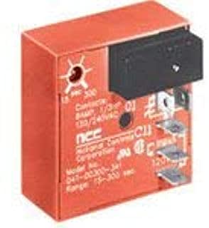NATIONAL CONTROLS Q1T-18000-341 - TIME DELAY RELAY, Q1T SERIES, ON-DELAY, SPDT, 120 VAC/DC, 0.25-5 HOUR TIME RANGE