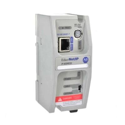 ALLEN BRADLEY 1761-NET-ENIW - , ETHERNET INTERFACE MODULE, MICROLOGIX / COMPACTLOGIX, DF1, WEB-ENABLED, RS-232 MINI-DIN, 24 VDC, 100 MA, LED INDICATORS