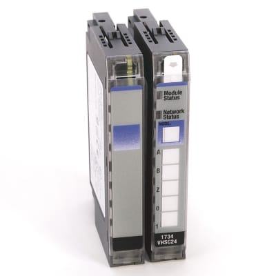 ALLEN BRADLEY 1734-VHSC24 - COUNTER MODULE, POINT I/O, VERY HIGH SPEED, 1 MHZ, 10.2 MA, 24 VDC, 2 OUTPUTS, TB/TBS TERMINAL BASE
