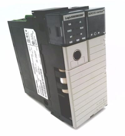 ALLEN BRADLEY 1756-L60M03SE - 01/02/2013, COMBINATION CONTROLLER AND SERCOS INTERFACE CARD, CONTROLLOGIX 5560M03SE, 3 AXIS, 750 KBYTES MEMORY