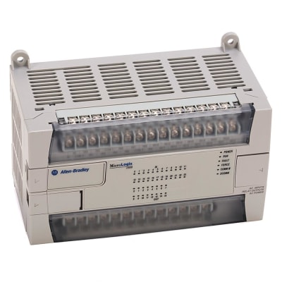 ALLEN BRADLEY 1762-L40AWA - , PLC MODULE, MICROLOGIX 1200, 40 POINT CONTROLLER, 120/240 VAC POWER, (24) 120 VAC DIGITAL INPUTS, (16) RELAY OUTPUTS