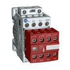 Allen Bradley 100S-E Safety Contactor Contactor, 24V ac, 60 V ac Coil, 3-Pole, 12 A, 7.5 kW, 2 NO/3 NC