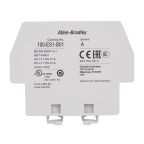 Allen Bradley Auxiliary Contact, 2 Contact, 1 NO/1 NC, 100-E, Side, 50 mA, 24V, 100-ES4-11