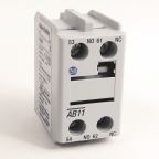 Allen Bradley Auxiliary Contact, 2 Contact, 1 NO/1 NC, Front, 9 A, 100-FAB11